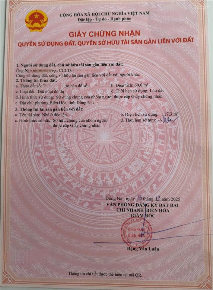 Bán nhà 1 trệt 1 lầu, hoàn công gần ngã ba tân vạn chỉ 2ty650 tl