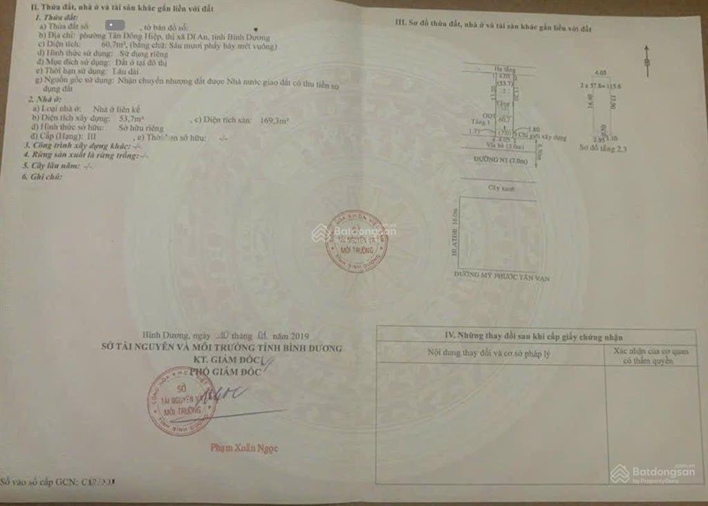 Bán nhà 1 trệt 2 lầu, kdc đồng bộ, hoàn công gần ttyt dĩ an chỉ 4ty4 tl quá rẻ
