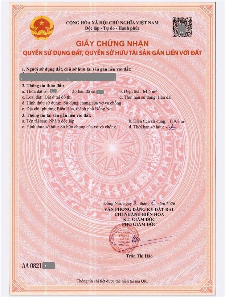Bán nhà 1 trệt 1 lầu giá rẻ, chỉ 2tỷ990 tl mạnh, đường ô tô, hoàn công