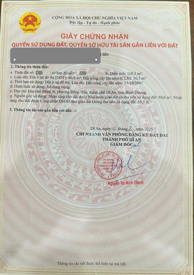 Bán nhà dĩ an, 3 tấm, hoàn công, full nội thất sau lưng sân vận động đông hòa chỉ 6ty950 tl