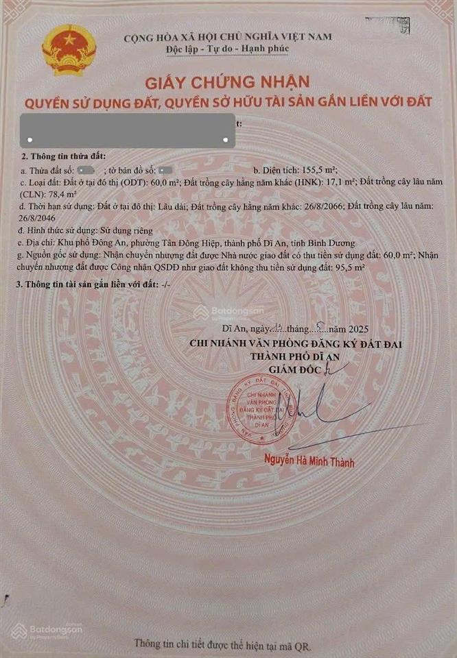 Bán đất mt đường trần thị xanh ngang 7x23m, chỉ 5,5 tỷ tl, quá rẻ