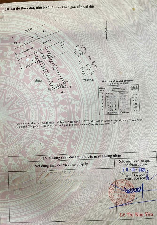 Bán căn hộ dịch vụ ngay làng đại học 1 trệt 5 lầu, thu nhập 80tr/tháng