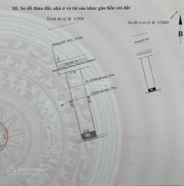 Bán dãy trọ 1 trệt 2 lầu mt đt743, sát vincom550 kinh doanh sầm uất ngang 7x30m