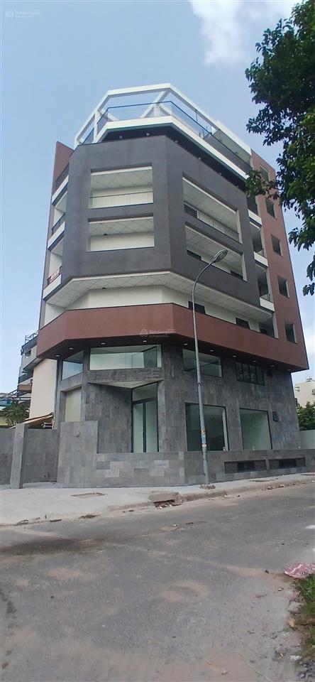 Cho thuê nhà góc 2 mặt tiền đường lớn 40m, dtsd 600m2, 6 tầng, mặt tiền 20m. nhà mới xây rât đẹp