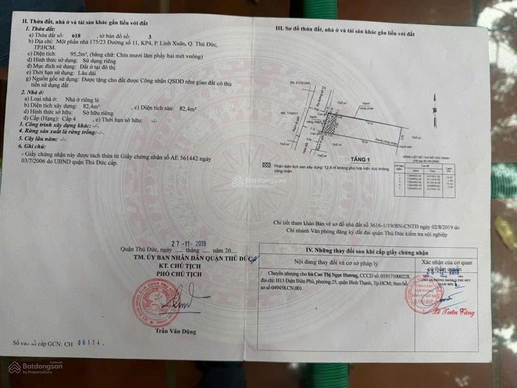 Chính chủ bán nhanh lô đất hẻm 217 đường số 11, hẻm thông, đường 6m rộng