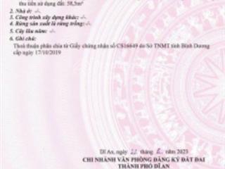 Bán nhanh mặt tiền võ thị sáu, đường 12m, vỉa hè 5m trung tâm dĩ an  big c go  tph