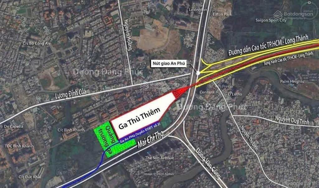 Bán nền tđc bình khánh  dt 69.5m  xây 5 tầng  giá 275tr  liền kề ga thủ thiêm  cạnh tthc hcm