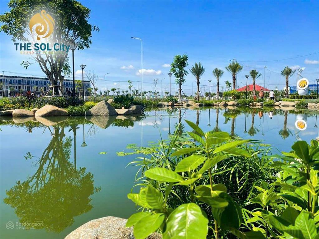 Cần bán gấp nền the sol city 100m2 trục đường 22m ra chợ hưng long, sổ hồng riêng công chứng ngay
