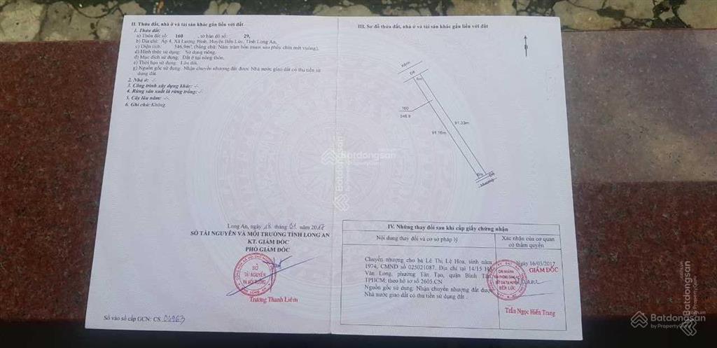 Chủ cần bán gấp biệt thự vườn 2634m2 cạnh sông vàm cỏ đông và đường vành đai 4 tl824