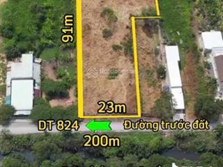 Chủ cần bán gấp biệt thự vườn 2634m2 cạnh sông vàm cỏ đông và đường vành đai 4 tl824