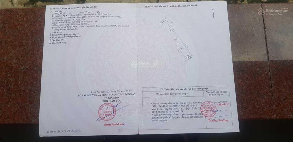 Chủ cần bán gấp biệt thự vườn 2634m2 cạnh sông vàm cỏ đông và đường vành đai 4 tl824