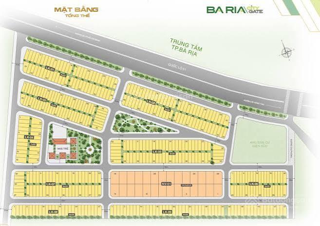 Bán gấp căn lk1 mặt tiền ql51, thuận tiện kinh doanh đa loại hình