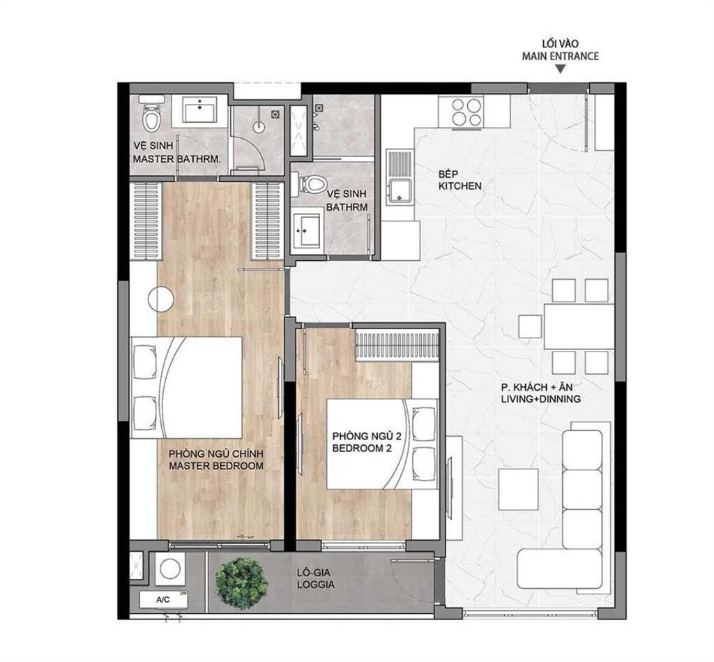 Siêu rẻ căn 2pn diện tích 82m2 giá chỉ 4,65 tỷ (bao trọn thuế phí) đơn giá chỉ 56 triệu/m2