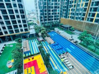 Cho thuê 3pn, 103m2 tầng cao, full nt, delasol view kênh tẻ, gần sky pool, 35 triệu/ tháng.