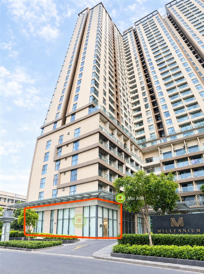 Cho thuê shophouse millennium 2 mặt tiền, diện tích 181m² | giá 155 triệu/tháng