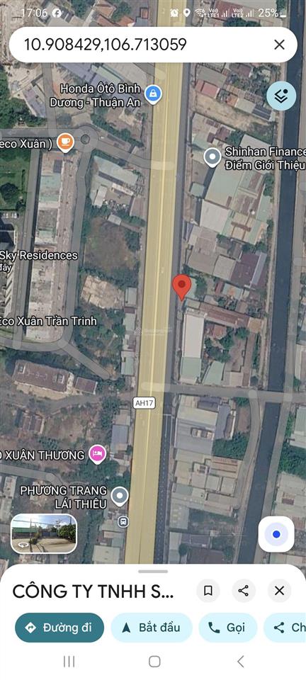 Bán gấp nhà đất 2 mt quốc lộ 13, phường bình hòa, đối diện eco xuan