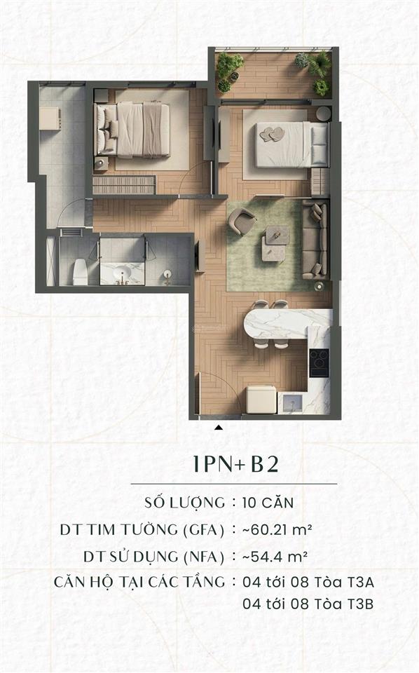 Green skyline tbs land mở bán các căn giá tốt 3,7 tỷ/căn 68m2, đặc biệt tặng nội thất full cao cấp.