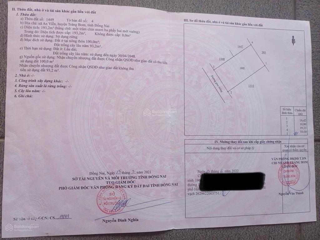 Bán đất đường trần vĩnh lộc vào 1 sẹc