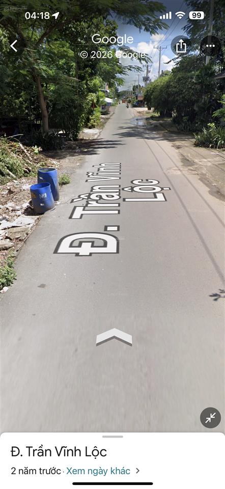 Bán đất đường trần vĩnh lộc vào 1 sẹc