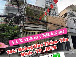 Hẻm nhựa 8m, kinh doanh buôn bán ngày đêm. trường chinh, p13, tân bình, dt 41x11.5m, 1 lầu, 8.9 tỷ
