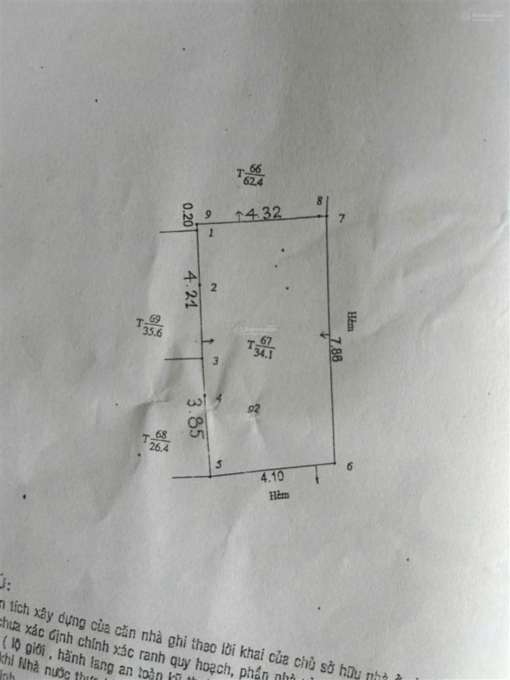 Hẻm 3.5 m nhật tảo q10. dt 4.3x8m, 1 trệt , 2 lầu, giá 5.3 tỷ tl
