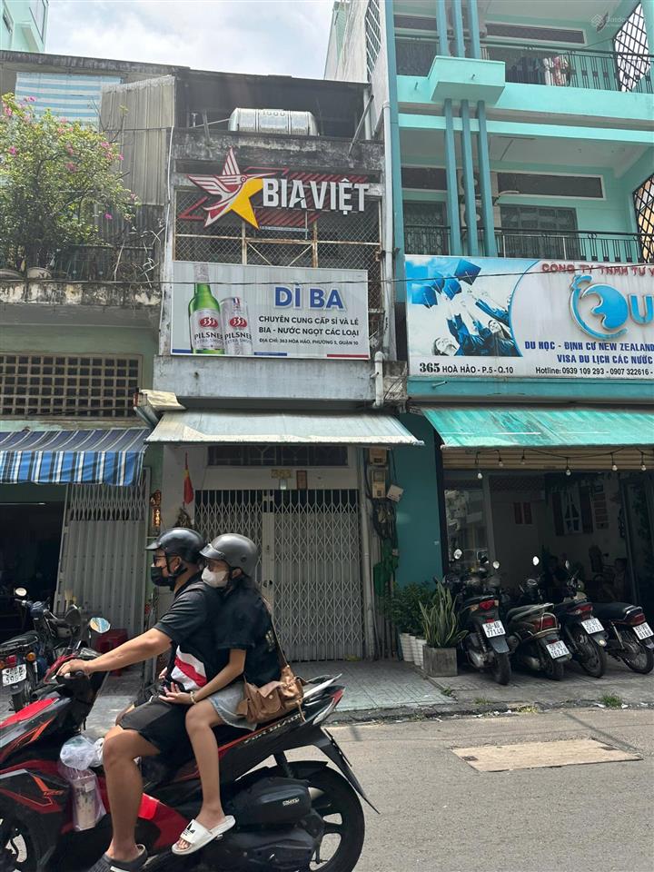 Mt hoà hảo, ngay ngã tư nguyễn tri phương. q10. dt 3x11m, nở hậu 3.15, 2 lầu, st, giá 9.5 tỷ