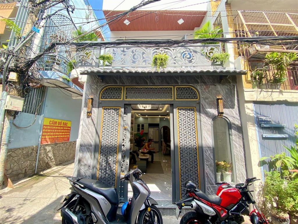 Hẻm xe hơi 5m 373/12a lý thường kiệt p. tân hoà giá 7,68tỷ, dt 4.2x12.5m, 1 lầu, 3 pn