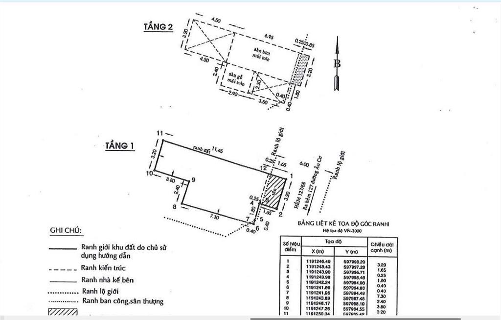 100 tr/m hẻm 127/62/1 a âu cơ, phường hòa bình, quận 11, dt 5.4x13.5m, 1 lầu, giá 5.5 tỷ