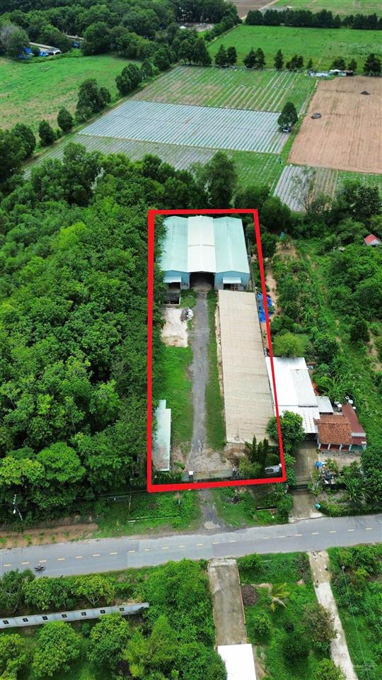 Bán gấp xưởng 3400m2. 2000m2 thổ cư. mặt tiền đường bến đình. xe công chạy 24/7