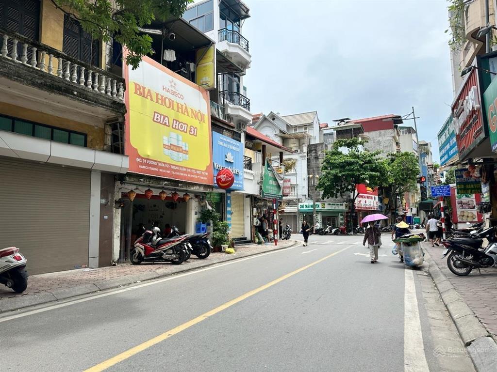 Bán nhà mặt phố vương thừa vũ, 66m2, 3 tầng, mặt tiền 5m, giá 27 tỷ.