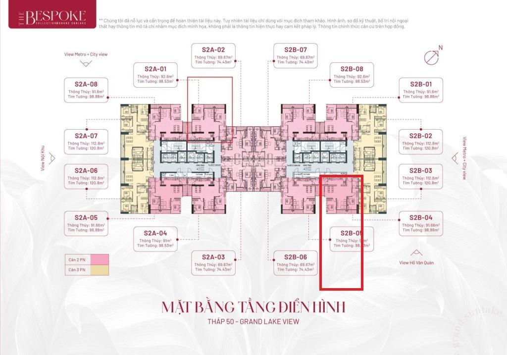 Grand sunlake văn quán hà đông. 92m2, view hồ văn quán, sổ hồng lâu dài