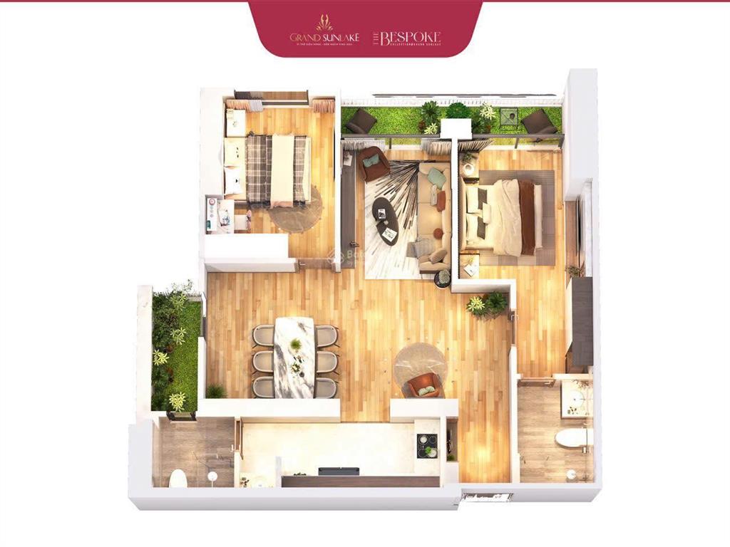 Grand sunlake văn quán hà đông. 92m2, view hồ văn quán, sổ hồng lâu dài