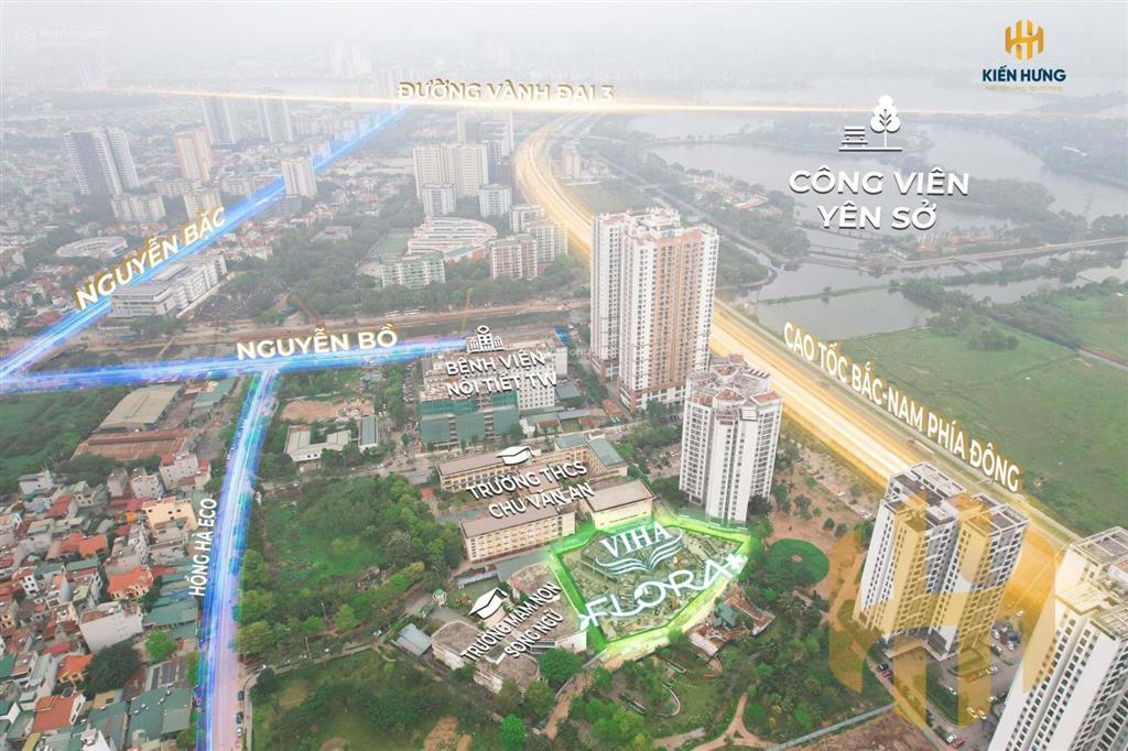Viha flora  ct14 hồng hà eco city yên sở. 63m2, 2pn, 2wc. giá chỉ 5 tỷ (ký hđ trực tiếp cđt)