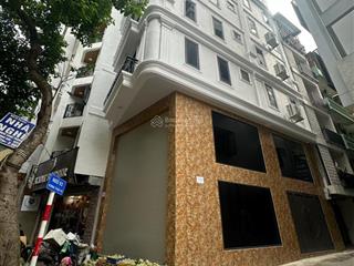 Cho thuê nhà mặt phố vương thừa vũ, thanh xuân. dt 75m2 8 tầng, lô góc kinh doanh đỉnh. giá 80tr/th