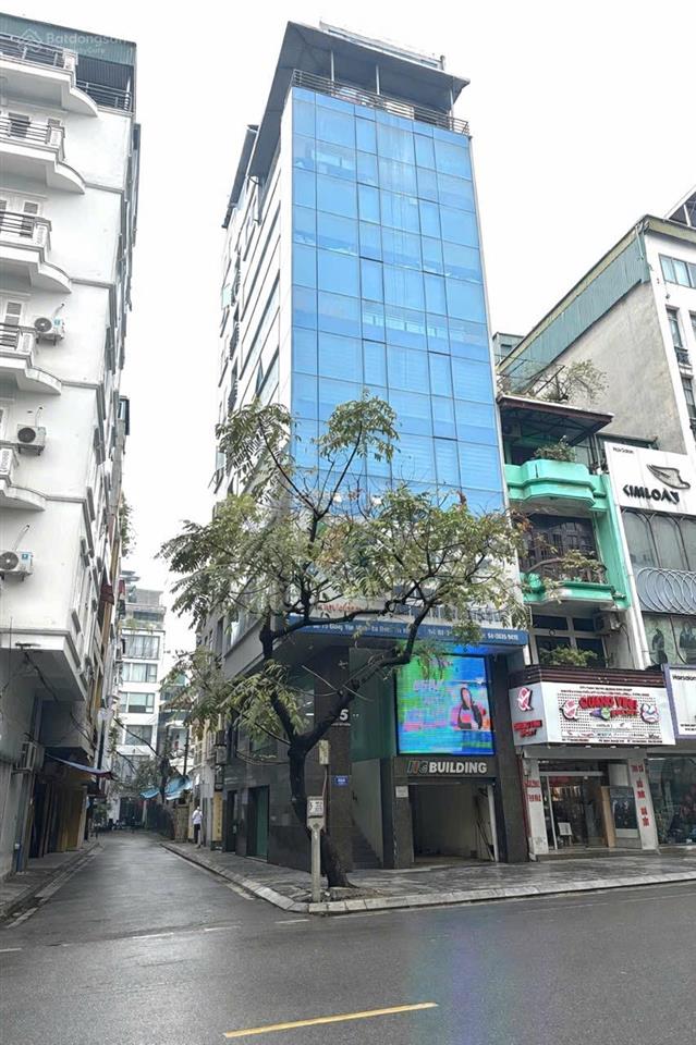 Bán nhà mặt phố nguyễn văn huyên, cầu giấy. dt 100m xây 10 tầng lô góc 2 thoáng. kinh doanh sầm uất