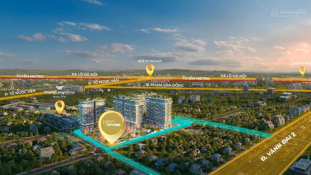 Bán căn hộ 3pn diện tích 116m2 view landmark tại fiato uptown thủ đức