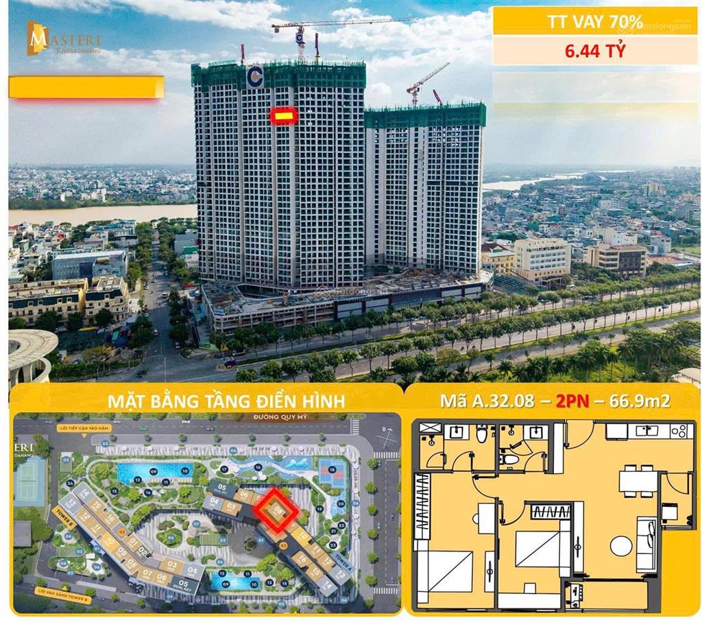Masteri rivera đà nẵng giỏ hàng chuyển nhượng giá tốt, nhiều căn đẹp