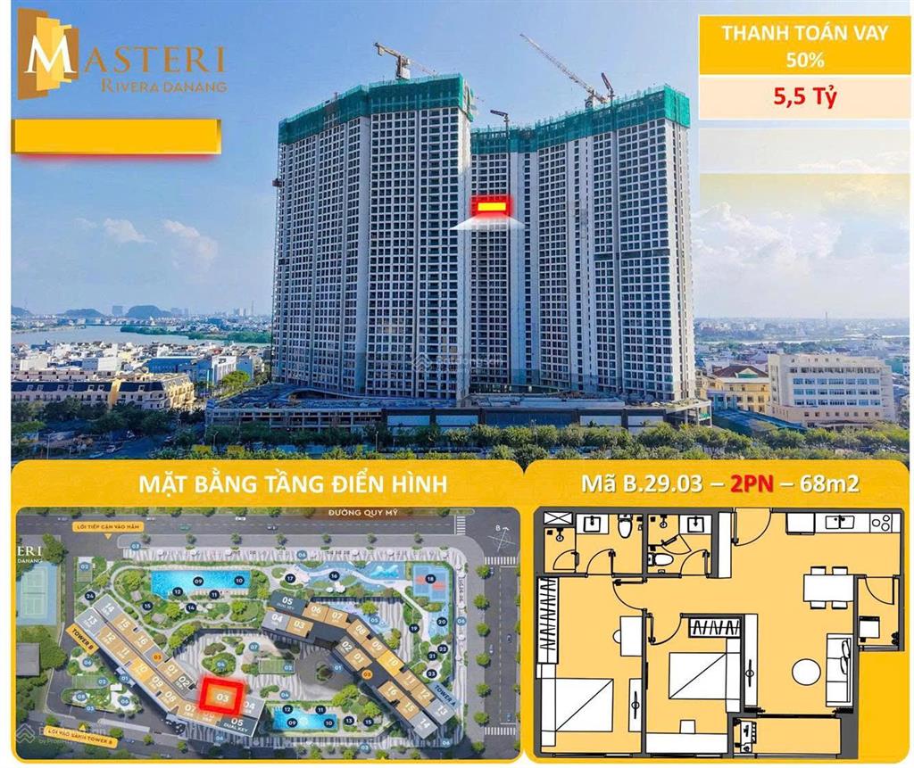 Masteri rivera đà nẵng giỏ hàng chuyển nhượng giá tốt, nhiều căn đẹp