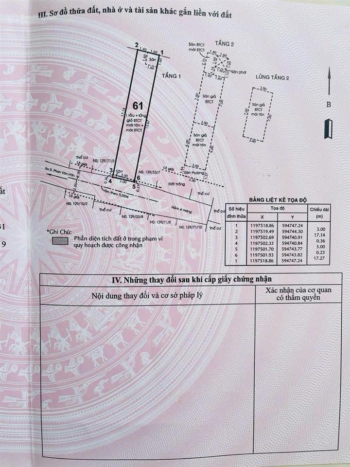 Bán căn nhà phan văn hớn quận 12