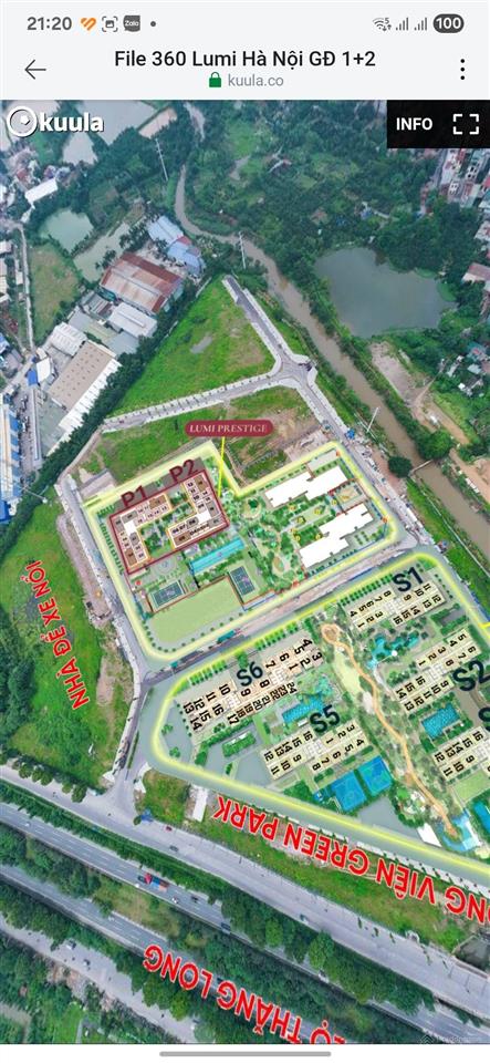 3.9 tỷ 2n 54m hướng đn view nội khu dự án lumi hn nội thất cdt bàn giao t10/2026.  0916 411 ***