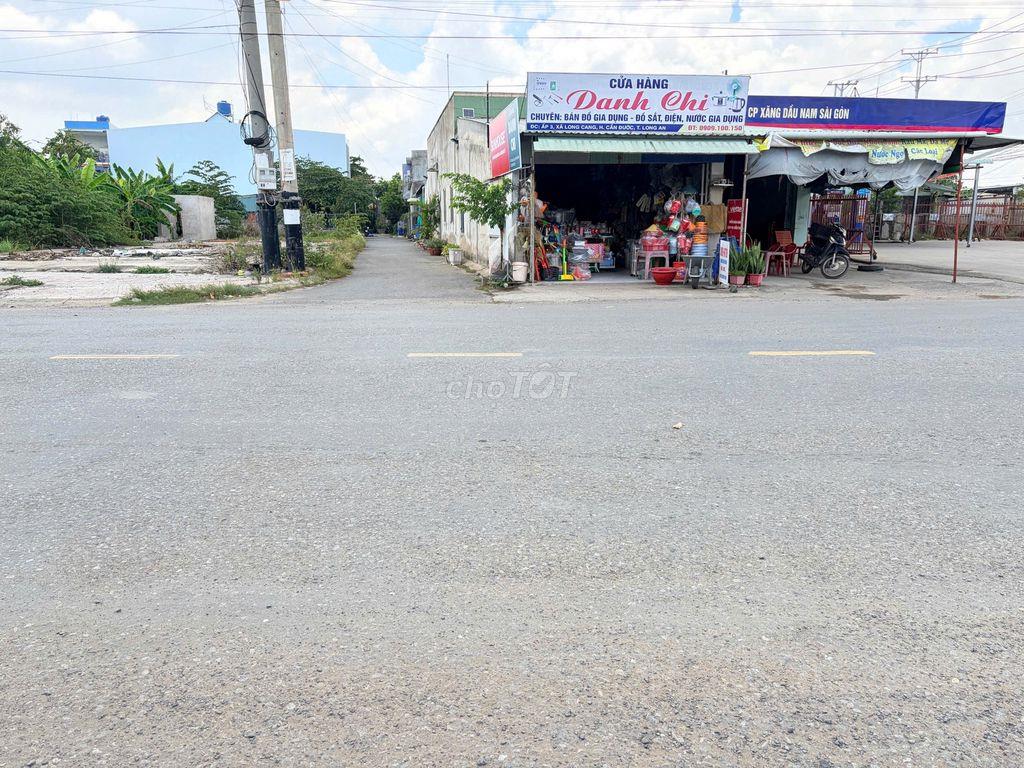 Đất hai mặt tiền trước và sau KDC Chợ LONG CANG