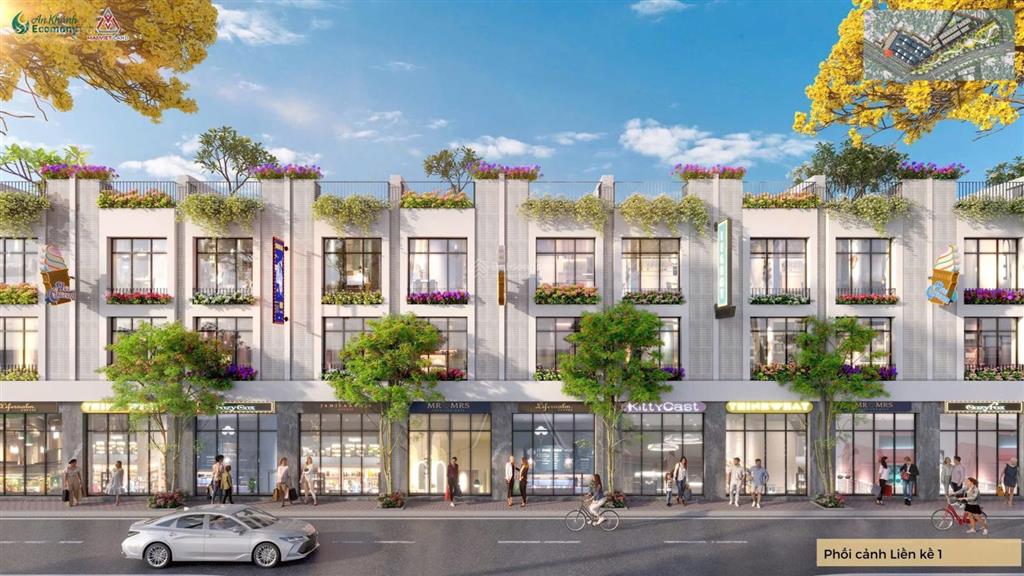 *giá tốt* cặp biệt thự góc 4 mặt thoáng đg 40m view công viên dự án an khánh ecomony.