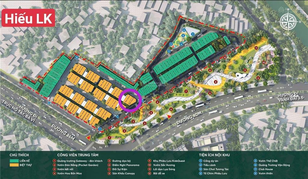 *giá tốt* cặp biệt thự góc 4 mặt thoáng đg 40m view công viên dự án an khánh ecomony.