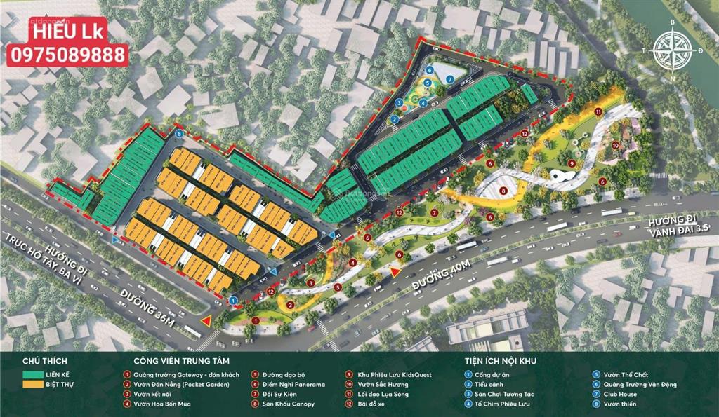 *giá tốt* cặp biệt thự góc 4 mặt thoáng đg 40m view công viên dự án an khánh ecomony.