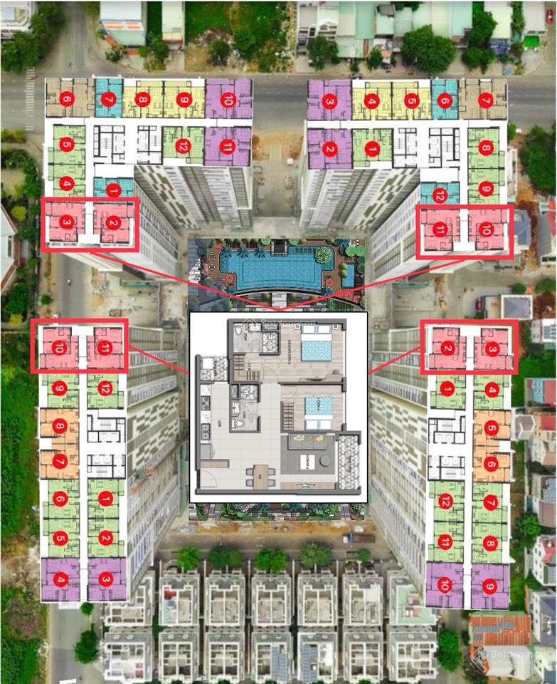 Bán căn góc 2 phòng ngủ 73m2 victoria village  giá tốt chỉ 6.5 tỷ