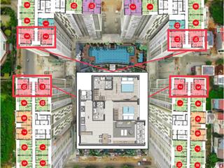 Bán căn góc 2 phòng ngủ 73m2 victoria village  giá tốt chỉ 6.5 tỷ