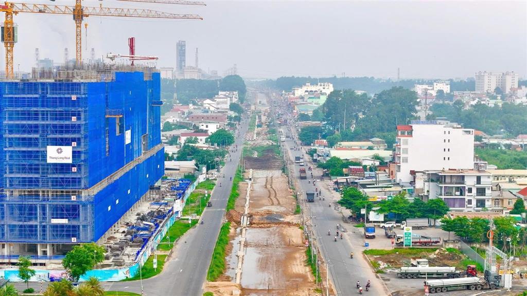 Căn hộ tp sân bay long thành, mặt tiền 25b tuyến metro thủ thiêm. căn góc vip 2 ban công 94m2