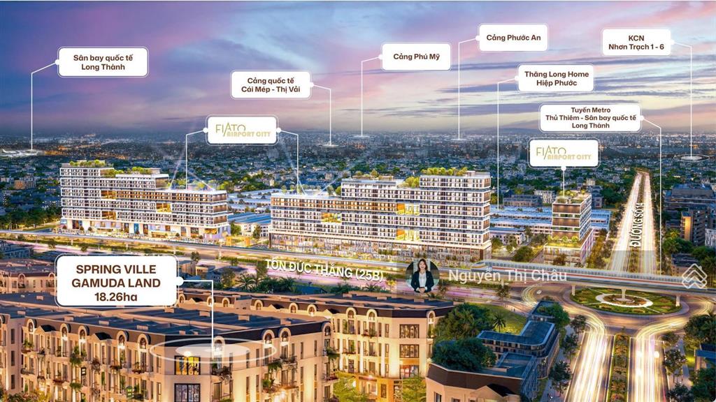 Bán shophouse mt đường 25b (80m)sân bay long thành, 1 trệt 1 lầu, 6,4mx12,6m, kd mọi ngành nghề