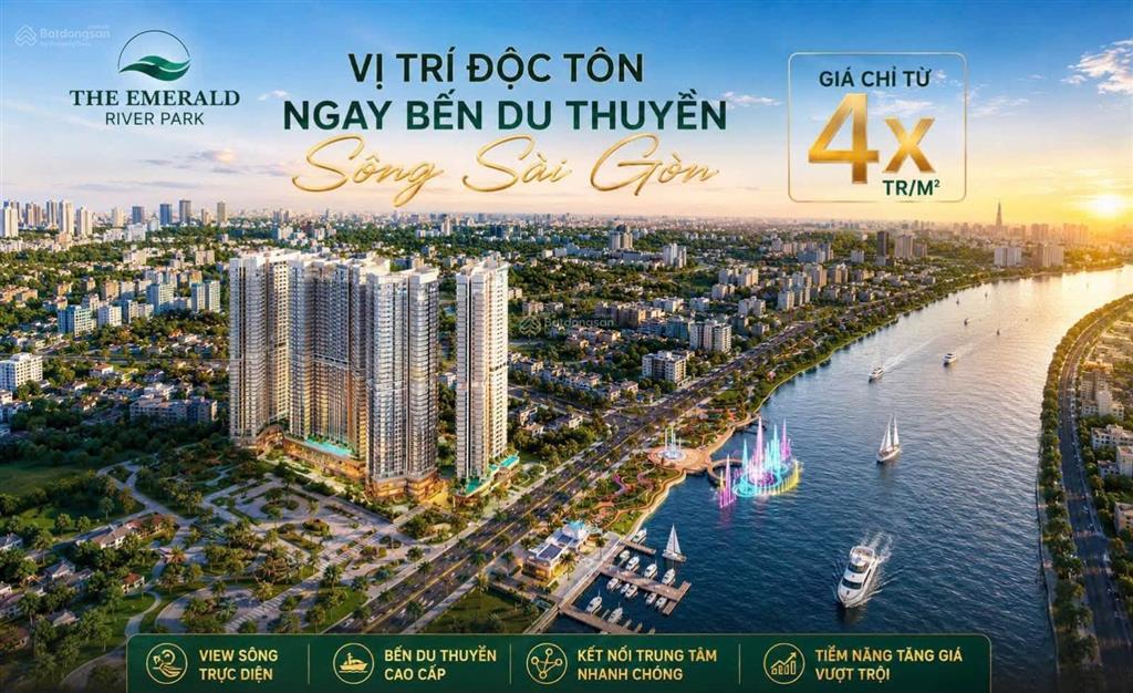 Căn hộ bến du thuyền sông sài gòn  sở hữu ngay chỉ từ 1,96 tỷ. bàn giao full nội thất smarthome.