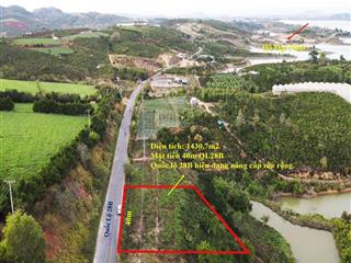 Bán đất ql28b đức trọng  lâm đồng nằm sát với đại dự án hồ đại ninh nam đà lạt